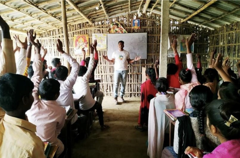 Deepak Kumar, Smiles for Millions CC in Bihar State, East India engages young adults in community organizing.